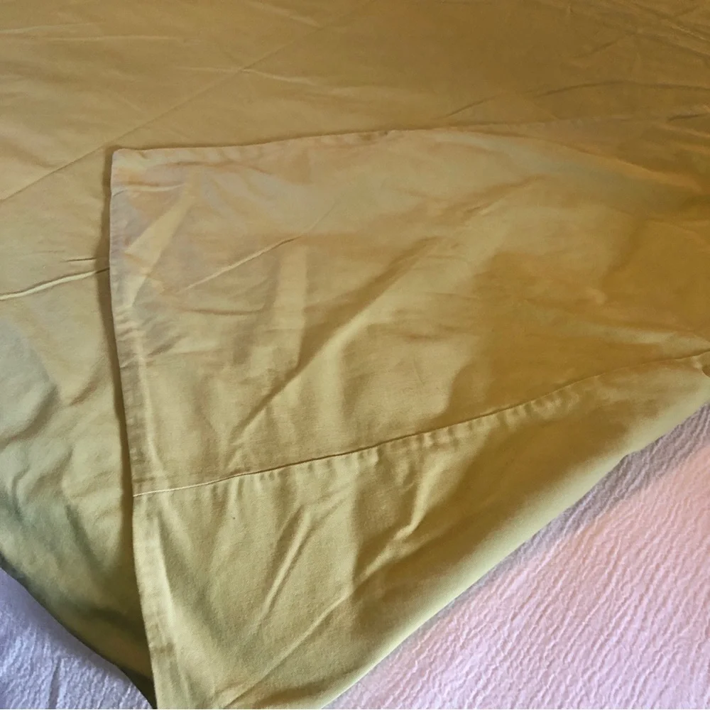 Banana Republic Chino Duvet Cover Heavy Cotton Full/Queen Button Olive Green